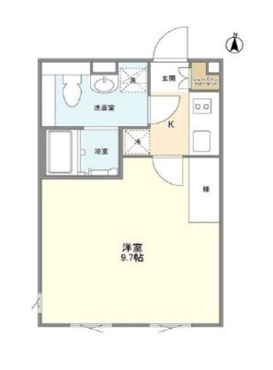 アレーロ三軒茶屋3 402 間取り図