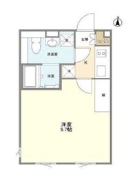 アレーロ三軒茶屋3 402 間取り図