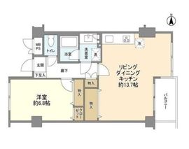 ヴェラハイツ目黒ガーデン 4階 間取り図