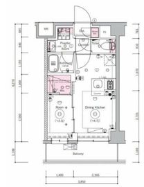 SYFORME MOTOMACHI-CHUKAGAI (シーフォルム元町中華街) 2階 間取り図