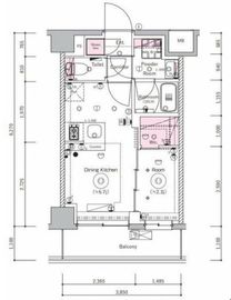 SYFORME MOTOMACHI-CHUKAGAI (シーフォルム元町中華街) 4階 間取り図