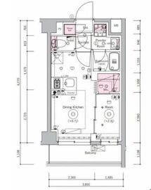 SYFORME MOTOMACHI-CHUKAGAI (シーフォルム元町中華街) 5階 間取り図