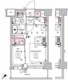 SYFORME MOTOMACHI-CHUKAGAI (シーフォルム元町中華街) 5階 間取り図