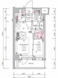 SYFORME MOTOMACHI-CHUKAGAI (シーフォルム元町中華街) 6階 間取り図