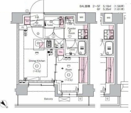 SYFORME MOTOMACHI-CHUKAGAI (シーフォルム元町中華街) 6階 間取り図