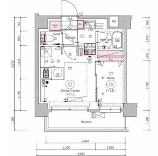 SYFORME MOTOMACHI-CHUKAGAI (シーフォルム元町中華街) 6階 間取り図