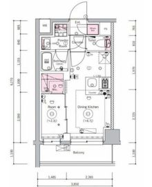 SYFORME MOTOMACHI-CHUKAGAI (シーフォルム元町中華街) 2階 間取り図