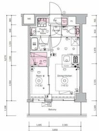 SYFORME MOTOMACHI-CHUKAGAI (シーフォルム元町中華街) 4階 間取り図