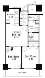 イーストコア曳舟一番館 6階 間取り図