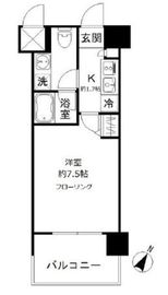 フォレシティ豊洲 208 間取り図