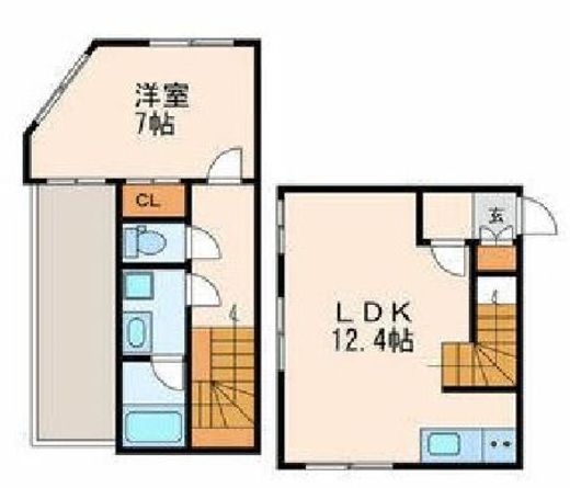 belle ville 白金 403 間取り図