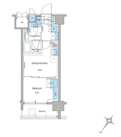 ルフォンプログレ西大井プレミア 512 間取り図