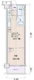 エスティメゾン豊洲レジデンス E726 間取り図