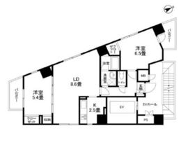 季美　東大井 1001 間取り図