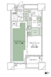 ドゥ・トゥール 48階 間取り図