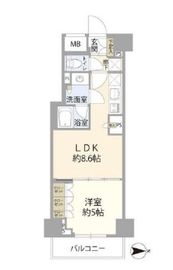 クレヴィア小石川後楽園 3階 間取り図