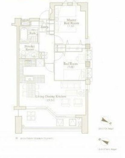 ラナイヘリテイジ 307 間取り図