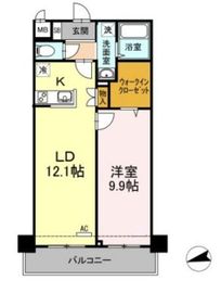 BLESS志村坂上 204 間取り図