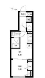 WHARF大井町west 207 間取り図