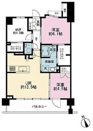 クリオ横濱弘明寺グレイステラス 2階 間取り図