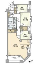 プラハ横浜センター南ステーションアリーナ 3階 間取り図