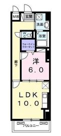グランスイート新横浜Ⅱ 3階 間取り図
