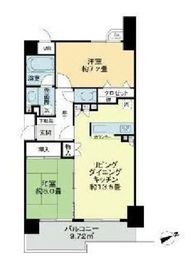 横浜片倉ガーデンハウス 7階 間取り図