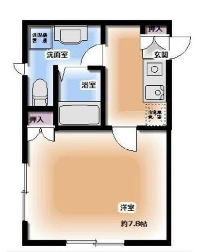 FABRIC飯田橋(ファブリック飯田橋) 202 間取り図