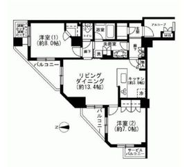 プレミスト一之江CONDOSTER 3階 間取り図