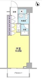 セントラル白楽 502 間取り図