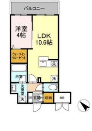 ゲートレジデンス鶴見 306 間取り図