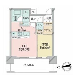 品川イーストシティタワー 3階 間取り図