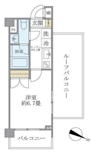 レジデンス西馬込 514 間取り図
