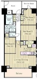 パークホームズ阿佐ヶ谷サウス 11階 間取り図