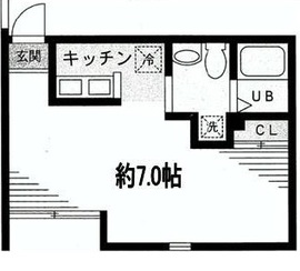 レジディア代々木 303 間取り図