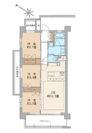 エクセルダイア大森Ⅵ 4階 間取り図