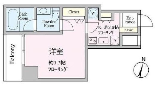 グランプラス千駄木 9階 間取り図