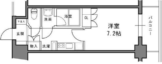 クオリア小石川 2階 間取り図