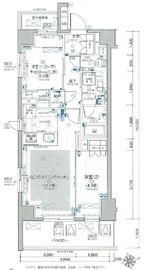 パレステージ中野 6階 間取り図