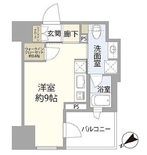 パークホームズ浜松町 5階 間取り図