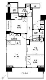 プラウド文京千石スクエア 7階 間取り図