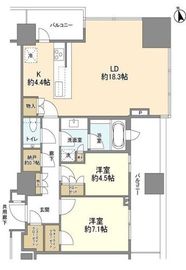 ブランズ渋谷桜丘 22階 間取り図