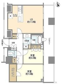 ブランズ渋谷桜丘 22階 間取り図