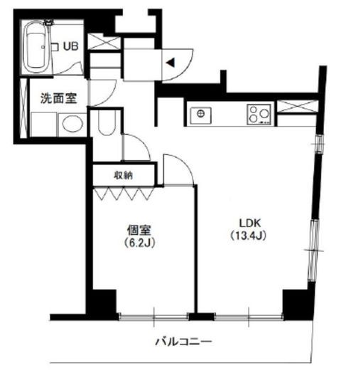 ミリアレジデンス高円寺 5階 間取り図