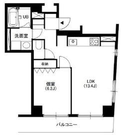 ミリアレジデンス高円寺 5階 間取り図