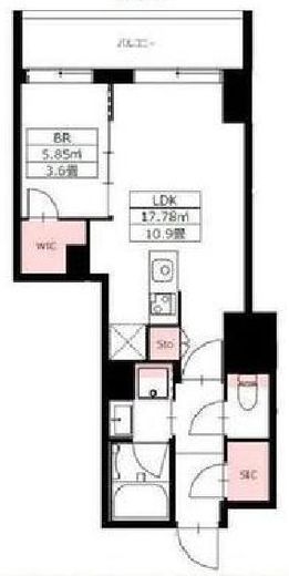 Nifit NIHONBASHI YOKOYAMACHO (ニフィット日本橋横山町) 203 間取り図