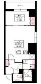 Nifit NIHONBASHI YOKOYAMACHO (ニフィット日本橋横山町) 401 間取り図