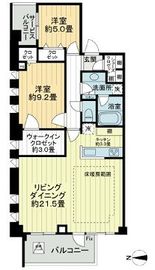 オープンレジデンシア広尾2 3階 間取り図