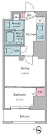 N-flats板橋 (エヌフラッツ板橋) 405 間取り図