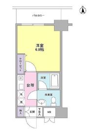 セレーノ品川 416 間取り図